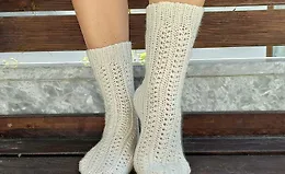 Ажурные носочки крючком