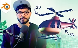 Blender Grease Pencil: Объединение 3D и 2D-анимации