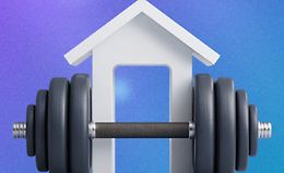 Домашние мужские тренировки logo