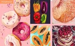 Food скетчинг procreate