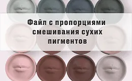 Гайд по смешиванию сухих пигментов