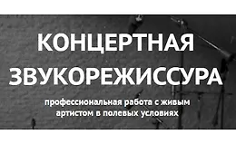 Концертная звукорежиссура
