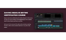 Курс сертификации по редактированию в DaVinci Resolve logo