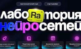Лаборатория нейросетей (3 поток) logo