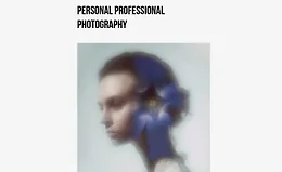 Личная профессиональная фотография