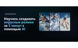 Научись создавать вирусные ролики за 5 минут с помощью AI