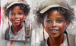 Основы акрилового портрета. Фламандский метод