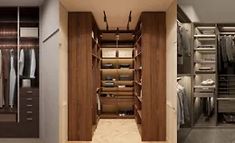 Особенности проектирования гардеробных. Системы хранения и методы организации порядка