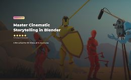 Освойте искусство кинематографического сторителлинга в Blender logo