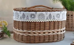 Овальная хлебница