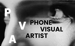 Phone visual artist. Визуальный артист с телефоном