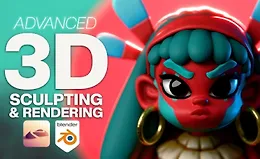 Продвинутый курс по 3D-скульптингу и рендерингу с использованием Nomad Sculpt и Blender