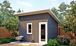 Проект каркасного хозблока/бытовки 3х4 и 3х5 для строительства своими руками