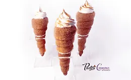 Слоеные трубочки с белковым кремом