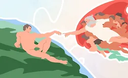 «Сотворение Адама» Микеланджело - разбор