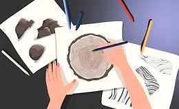 Текстурный скетчинг: от мрамора до стекла