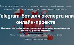 Telegram-бот для эксперта или онлайн-проекта