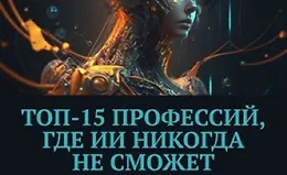 Топ-15 профессий, где ИИ никогда не сможет заменить человека