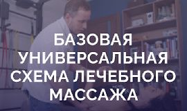 Базовая универсальная схема лечебного массажа logo