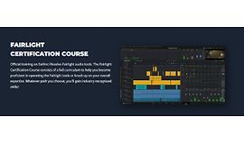 Курс сертификации Fairlight для DaVinci Resolve 17 logo