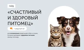 Гайд Счастливый и здоровый питомец