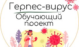 Герпес вирус. Обучающий проект logo