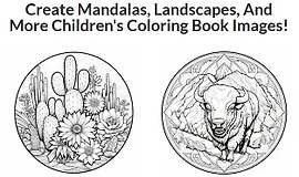 Империя промптов для раскрасок. Расширенный пакет - OTO 2