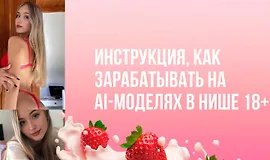 Инструкция, как зарабатывать на AI-моделях в нише 18+