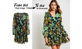 Использование ИИ для генерации товаров и одежды