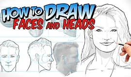 Как рисовать лица - упрощенная техника