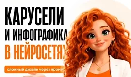 Карусели и инфографика в нейросетях