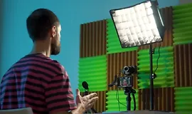 Креативное освещение для видеоблога