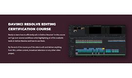 Курс сертификации по редактированию в DaVinci Resolve logo