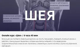 Онлайн курс «Шея»