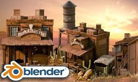 Овладейте Blender 3D, создавая сцены Дикого Запада logo