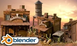 Овладейте Blender 3D, создавая сцены Дикого Запада