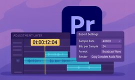 Подготовка монтажа к отправке звукорежиссеру в Premiere Pro logo