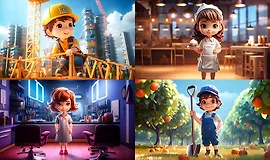 Практика генерации изображений с помощью нейросетей. Пройдите практику генерации изображений в MidJourney с разными сценариями работы.