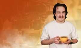 Сам себе бариста logo