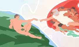 «Сотворение Адама» Микеланджело - разбор