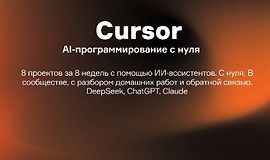 Сursor. AI-программирование с нуля logo