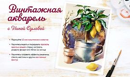 Винтажная акварель logo