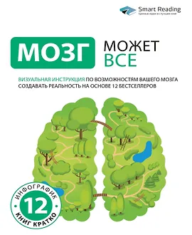 Мозг может всё. Визуальная инструкция по возможностям вашего мозга создавать реальность на основе 12 бестселлеров