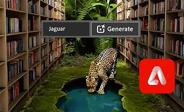 Изображение курса Adobe Firefly в Photoshop: быстрый старт