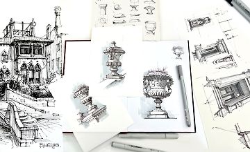 Изображение курса Bella Grafica! Архитектурный скетчинг