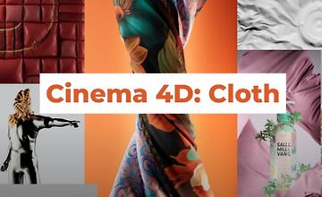 Cinema 4D: Cloth logo