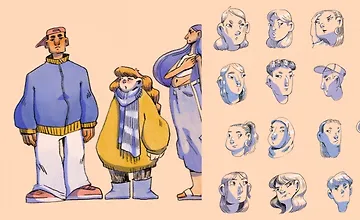 Изображение курса Дизайн персонажей со стилизованной анатомией