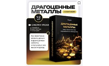 Изображение курса Драгоценные металлы: как легко на них заработать каждому