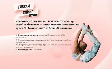 Изображение курса Гибкая спина