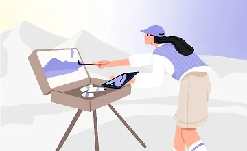 Изображение курса Как нарисовать пейзаж